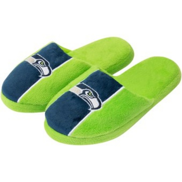 FOCO Seattle Seahawks Slide Slippers Hausschuhe